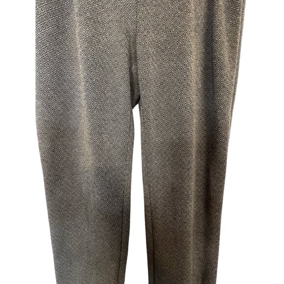 2/$30 J. Jill Womens XS Slim Leg Ponte Pants Petite Black Patterned - Picture 5 of 12